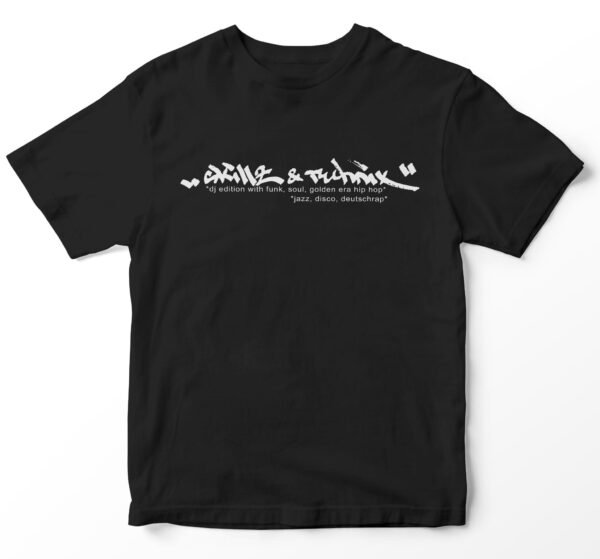 T-SHIRT "SKILLZ & TECHNIX" [BLACK]